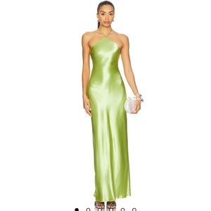 Revolve Line & Dot Lima Maxi Dress in Lime